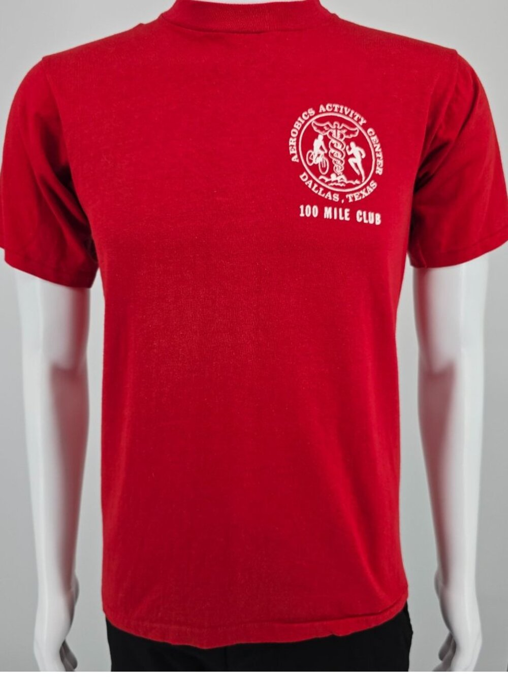 Vintage 1970s Collegiate Pacific Aerobics Activity Center Dallas T-Shirt (S/M)